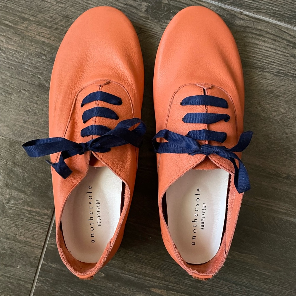 Anothersole Anytime Flats - Coral Size 39